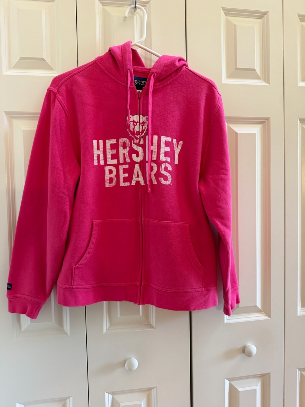Jansport Hershey Bears Hot Pink Zip-Up Hoodie - Size XL